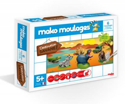 MAKO CREATIONS Mako moulages ""savane"" coffret 6 moules