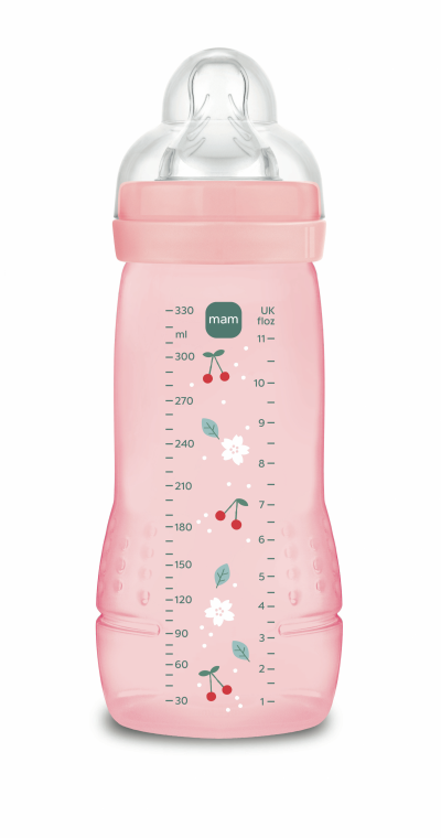 MAM Easy Active - Biberon 2&egrave;me &acirc;ge 330ml berry
