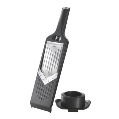 GEFU Mandoline &agrave; l&eacute;gumes r&eacute;glable en acier inoxydable argent