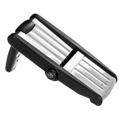 5FIVE Mandoline Avec Poign&eacute;e Ajustable ""3 Lames"" 24cm Noir