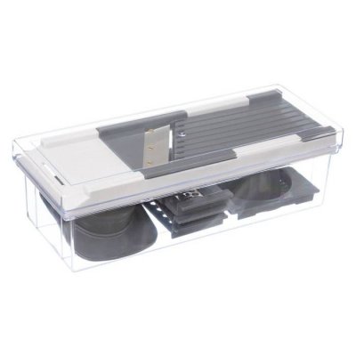 5FIVE SIMPLY SMART Mandoline multifonction - 11 pi&egrave;ces - L 30 x l 11,6 x H 8,7 cm