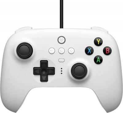 8BITDO Manette  Ultimate filaire pour Switch, PC et Android - Blanc