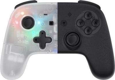 ONIVERSE Manette Bluetooth White Star pour Nintendo Switch/PC Blanc et Noir