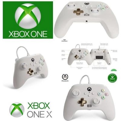 POWERA Manette de jeu - MICROSOFT -  - Filaire - Xbox Series X/PC - Couleur Blanche 