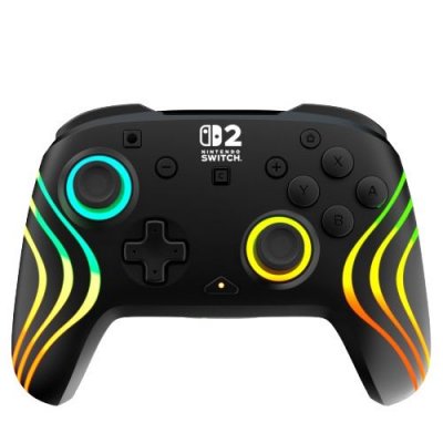 TURTLE BEACH Manette de jeu - Nintendo Switch 2 - Afterglow Wave - RGB - Sans fil - Noir - 