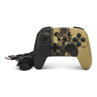 POWERA Manette filaire Am&eacute;lior&eacute;e Ancient Archer pour Nintendo Switch Noir et Beige