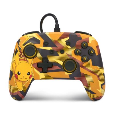 POWERA Manette filaire am&eacute;lior&eacute;e  Pikachu pour Nintendo Switch Camo