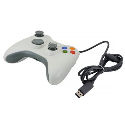GENERIQUE Manette Filaire USB Pour microsoft Xbox 360 Contr&ocirc;leur jeu video PC Windows Noir