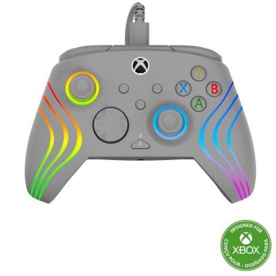 TURTLE BEACH Manette gaming RGB Afterglow Wave pour XBOX et PC  - Grey