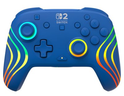 TURTLE BEACH Manette gaming sans fil Afterglow Wave Bleu pour Nintendo Switch 2
