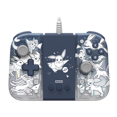 HORI Manette  Set Adaptateur Mode T&eacute;l&eacute; + Split Pad Compact &Eacute;volutions &Eacute;voli Pour Nintendo Switch