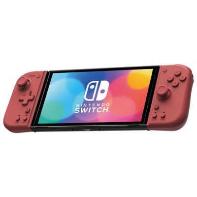 HORI Manette  Split Pad Compact pour Nintendo Switch Rouge Abricot
