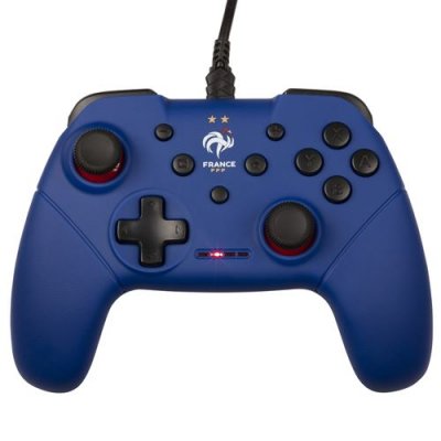 KONIX Manette  FILAIRE SWITCH FFF BLEU