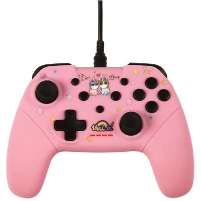 KONIX Manette Licorne Unik Be Love -  - Switch - Rose