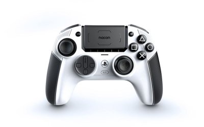 NACON Manette  Revolution Pro 5 pour PS4 PS5 et PC Blanc et Noir