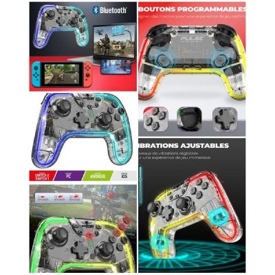 SPIRIT OF GAMER Manette pour Nintendo Switch BT PRO GAMING &ndash; Bluetooth Controller Switch pas cher