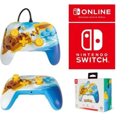 POWERA Manette SWITCH Filaire Nintendo Pok&eacute;mon Pikachu CHARGE Officielle