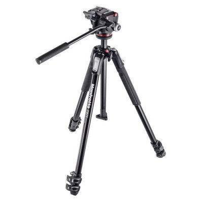 MANFROTTO  kit tr&eacute;pied MK190X3 avec rotule fluide MHXPRO-2W