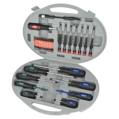 BRUDER MANNESMANN Mannesmann M11242 Coffret de tournevis 42 pi&egrave;ces (Import Allemagne)