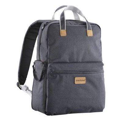 MONTANA Mantona 2 en 1 Urban Compagnon Photo Sac &agrave; Dos &ndash; Anthracite