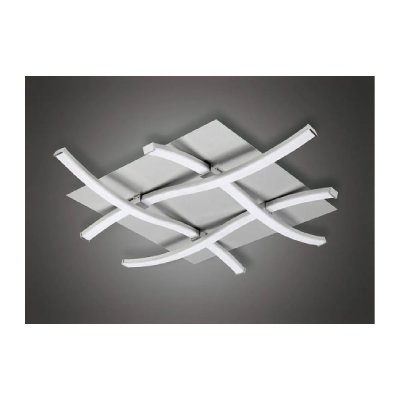 LUMINAIRE CENTER Mantra - Plafonnier nur Chrom&eacute; led 1x34W - Gris