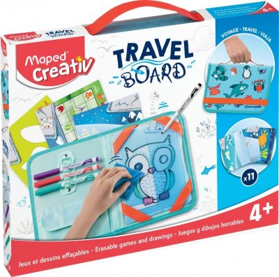 MAPED  CREATIV - Travel Board - Ardoise nomade Dessins Effacables