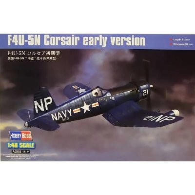 HOBBY BOSS Maquette avion  F4U-5N Corsair Early - 1/48 - Maquette d'av