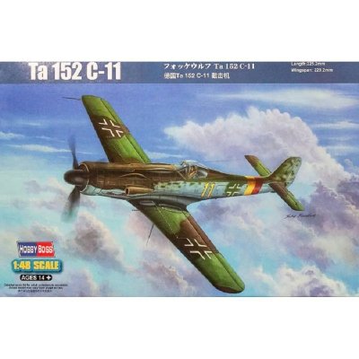 HOBBY BOSS Maquette avion  Focke-Wulf Ta 152C-11- 1/48 - Maquette d'av