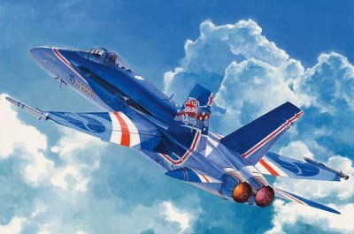  Maquette avion Hobby Boss RAAF F/A-18C Hornet- 1/48 - Maquette d'avio