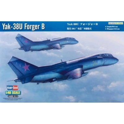 HOBBY BOSS Maquette avion  Yakolev Yak-38U Forger B- 1/48 - Maquette d