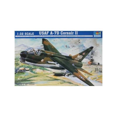 TRUMPETER Maquette avion  A-7D CORSAIR II- 1/32 - Maquette d'avion