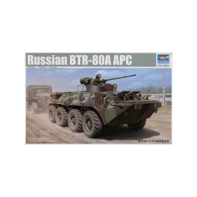 TRUMPETER Maquette avion  Russie BTR-80A APC- - Maquette d'avion