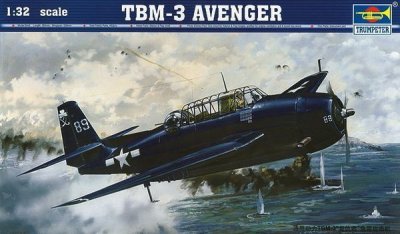  Maquette avion Trumpeter TBM-3 AVENGER- 1/32 - Maquette d'avion