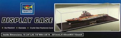 TRUMPETER Maquette avion  Vitrine 501 mm x 149 mm x 121 mm- - Maquette