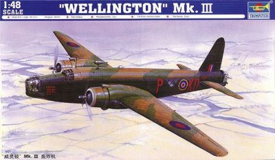 TRUMPETER Maquette avion  WELLINGTON MK.III- 1/48 - Maquette d'avion