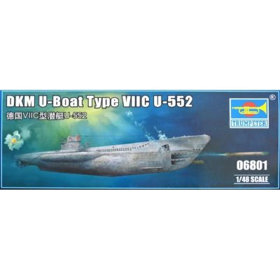  Maquette Bateau German Wwii U-boat Type Viic U-552