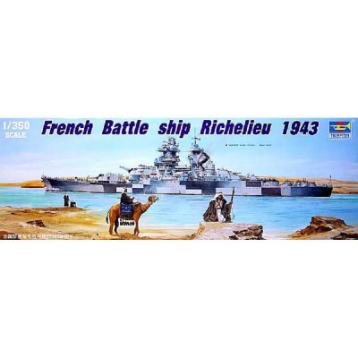 TRUMPETER Maquette bateau  Cuirass&eacute; fran&ccedil;ais Richelieu- 1/350 - Maquet