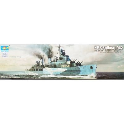GENERIQUE Maquette bateau Trumpeter HMS BELFAST 1942- 1/350 - Maquette de batea
