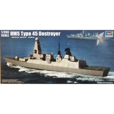 Maquette bateau Trumpeter HMS Daring Type 45 Destroyer- 1/350 - Maque