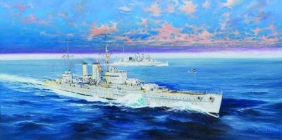 TRUMPETER Maquette bateau  HMS Exeter 0- 1/350 - Maquette de bateau