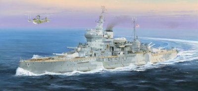 Maquette bateau Trumpeter HMS WARSPITE- 1/350 - Maquette de bateau