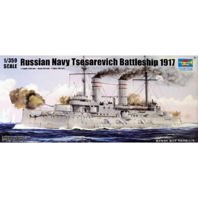 TRUMPETER Maquette bateau  NAVIGATION RUSSE TSESAREVICH 1917- 1/350 -