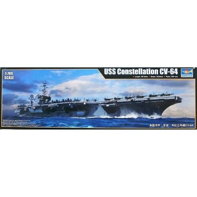 TRUMPETER Maquette bateau  USS Constellation CV-64- 1/700 - Maquette d