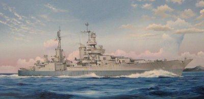 TRUMPETER Maquette bateau  USS INDIANAPOLIS CA-35 1945- 1/350 - Maquet
