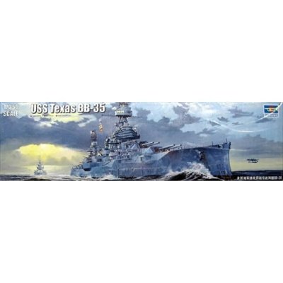 TRUMPETER Maquette bateau  USS NOUVEAU TEXAS BB-35- 1/350 - Maquette d
