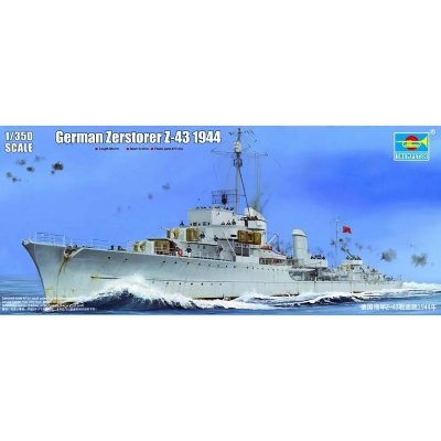 TRUMPETER Maquette bateau  ZERSTORER Z-25.1944- 1/350 - Maquette de ba