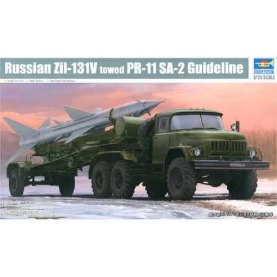  Maquette camion Trumpeter RUSSE ZIL-131V- 1/35 - Maquette de camion