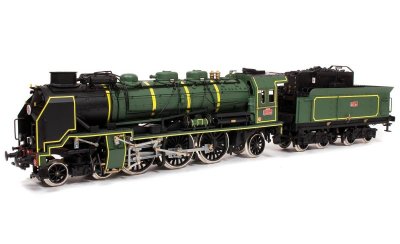  Maquette de train en bois :  Locomotive Pacific 231 Coloris Unique