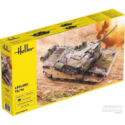 HELLER Maquette  Char Leclerc t5/t6 1/35 (Version 2023)- 1/35 - Maquet