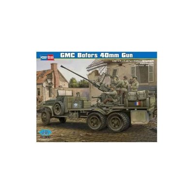 HOBBY BOSS Maquette  GMC Bofors 40mm Gun- 1/35 - Maquette militaire